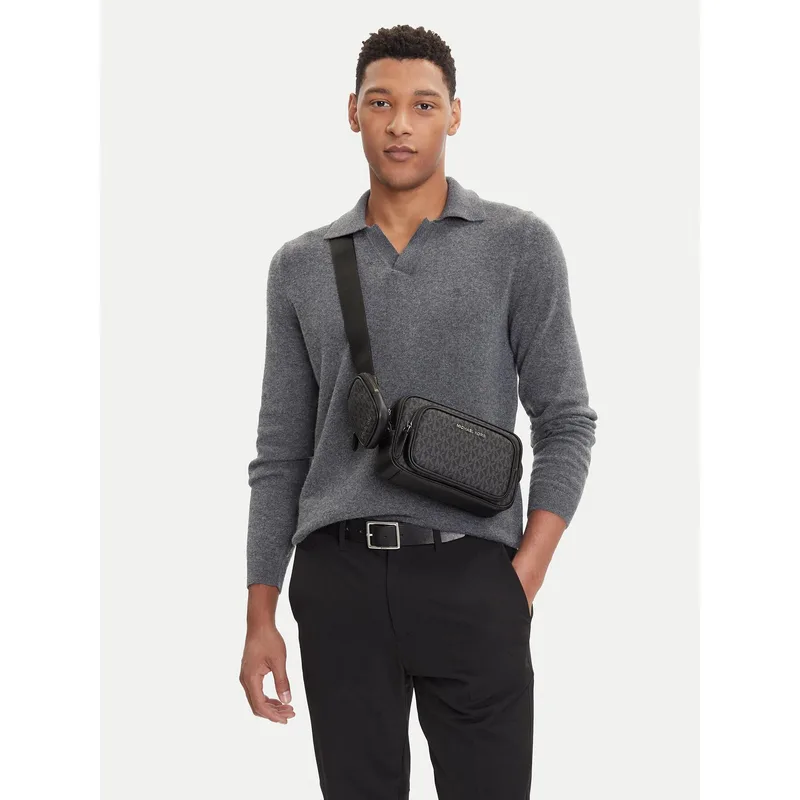 Τσαντάκι MICHAEL Michael Kors Hudson 33U2LHDC2B Μαύρο