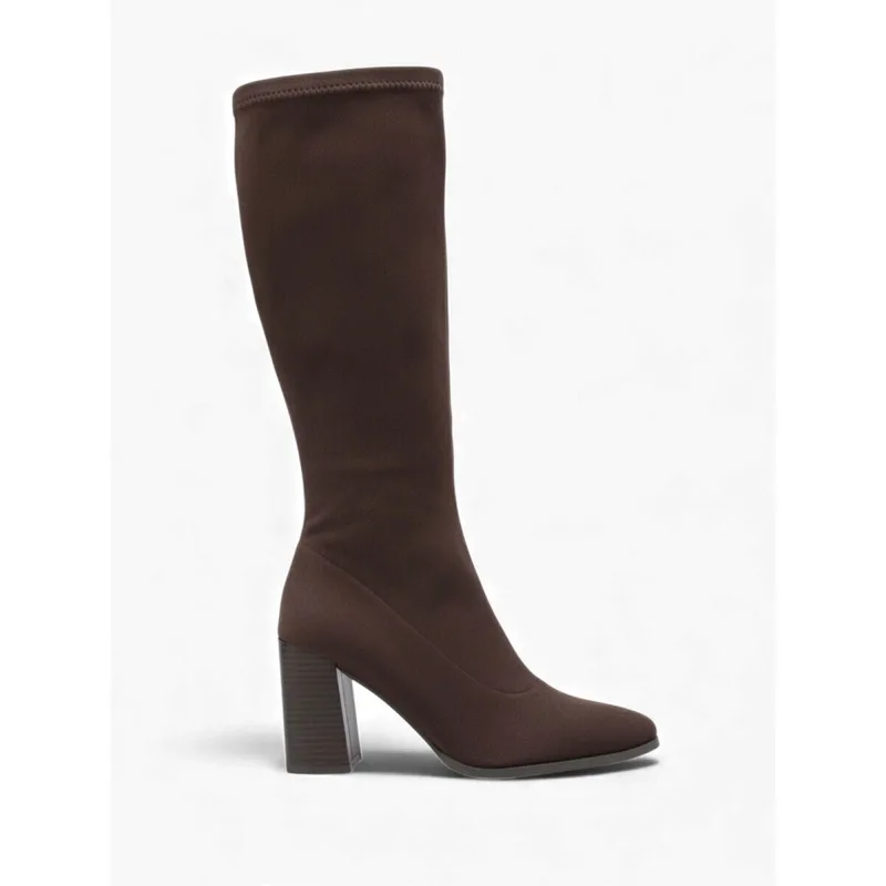 Μπότες με τακούνι La Modeuse 77298_P183173