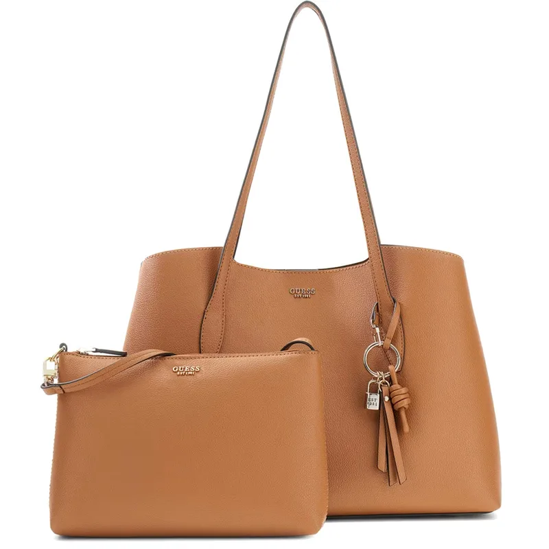 Guess καμελ τσάντα ώμου Melody tote
