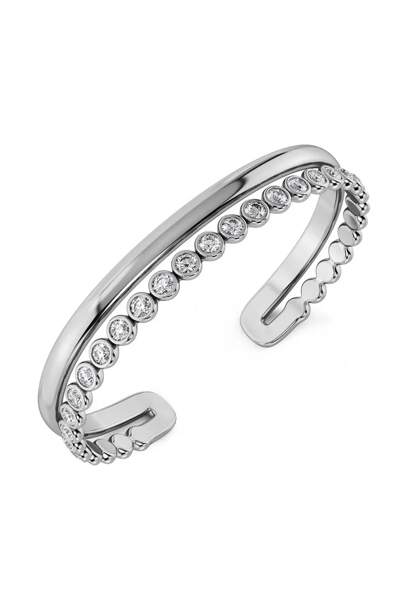 EDBLAD γυναικείο βραχιόλι "Grace Bangle Silver S" - 130260-S