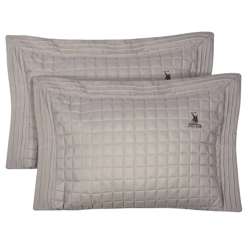Σετ Μαξιλαροθήκες 2 Τεμαχίων Greenwich Polo 2356 Taupe 50x70