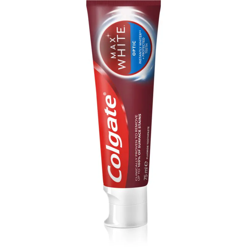 Colgate Max White Optic λευκαντική οδοντόκρεμα με άμεσο αποτέλεσμα 75 ml