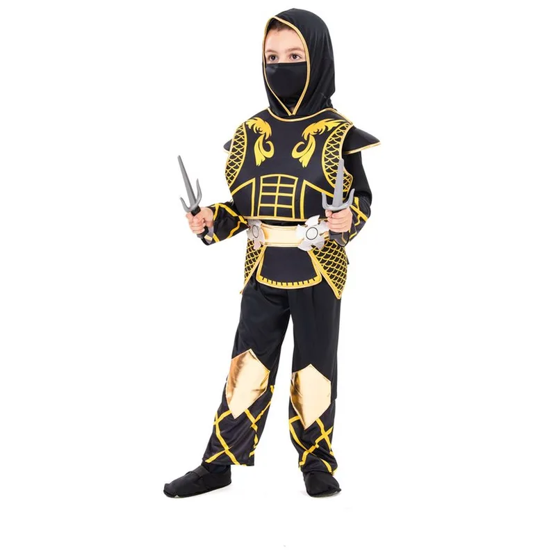 Αποκριάτικη Στολή Golden Ninja Νο. 10