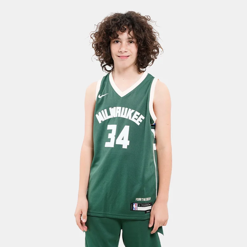 Nike NBA Giannis Antetokounmpo Milwaukee Bucks Παιδική Μπασκετική Φανέλα (9000176863_16333)