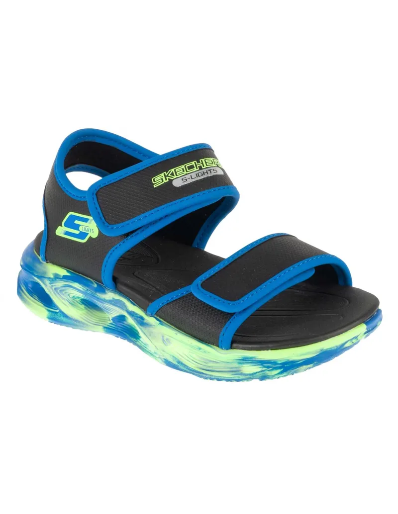 Skechers SLights Sola Glow Sandal Fusion Brights 407032LBKBL