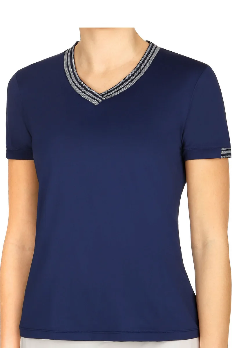 Μπλούζα Κοντομάνικη Wilson Team V-Neck WRA770004-00 Γυναικείο