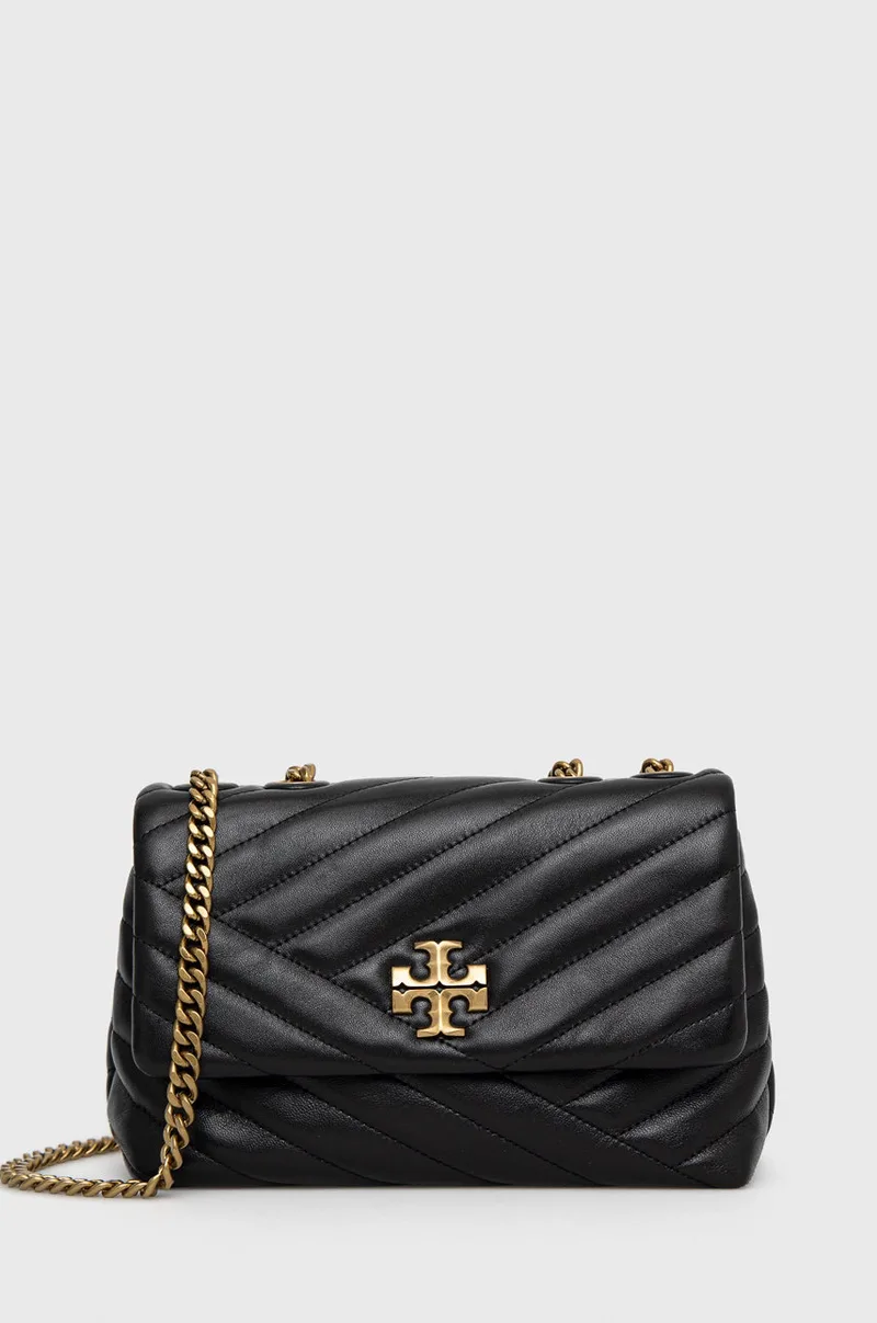 Δερμάτινη τσάντα Tory BurchKira Chevron Small Kira Chevron