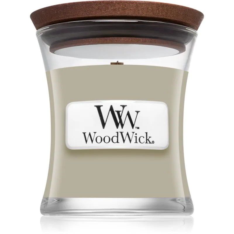 Woodwick Fireside Au Coin Du Feu αρωματικό κερί με ξύλινο φιτίλι 85 γρ