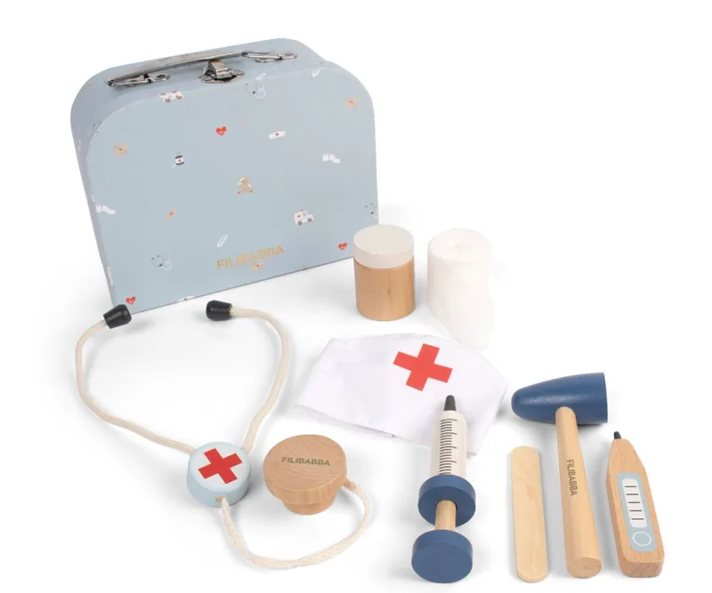Filibabba Play Set - Wooden Toys - Little Doctor