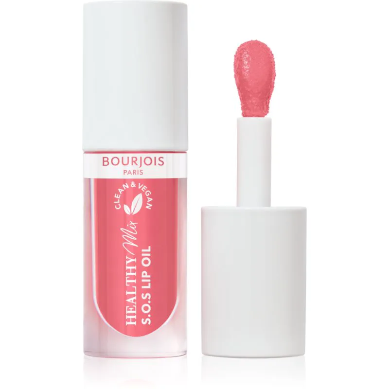 Bourjois Healthy Mix S.O.S Lip Oil Έλαιο για τα χείλη με ενυδατικό αποτέλεσμα απόχρωση 04 Ροζ Passion 4,5 ml