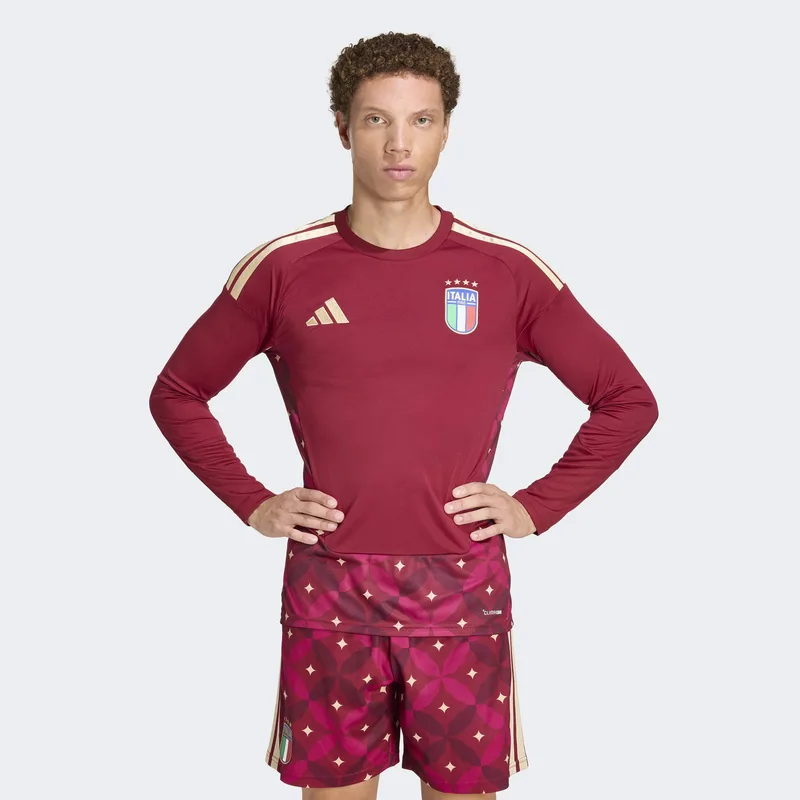 adidas Εθνική Ιταλίας 2026 Home Goalkeeper Ανδρική Ποδοσφαιρική Φανέλα (9000263754_77228)