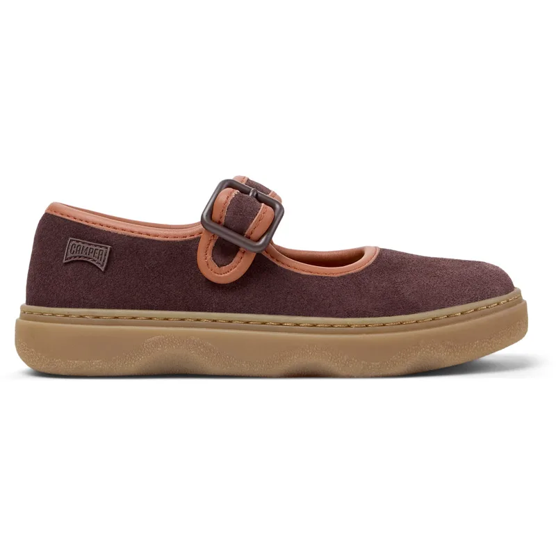 CAMPER Kiddo - Smart casual παπουτσια Για Κορίτσια - Μπορντό, Μέγεθος 27, Smooth leather