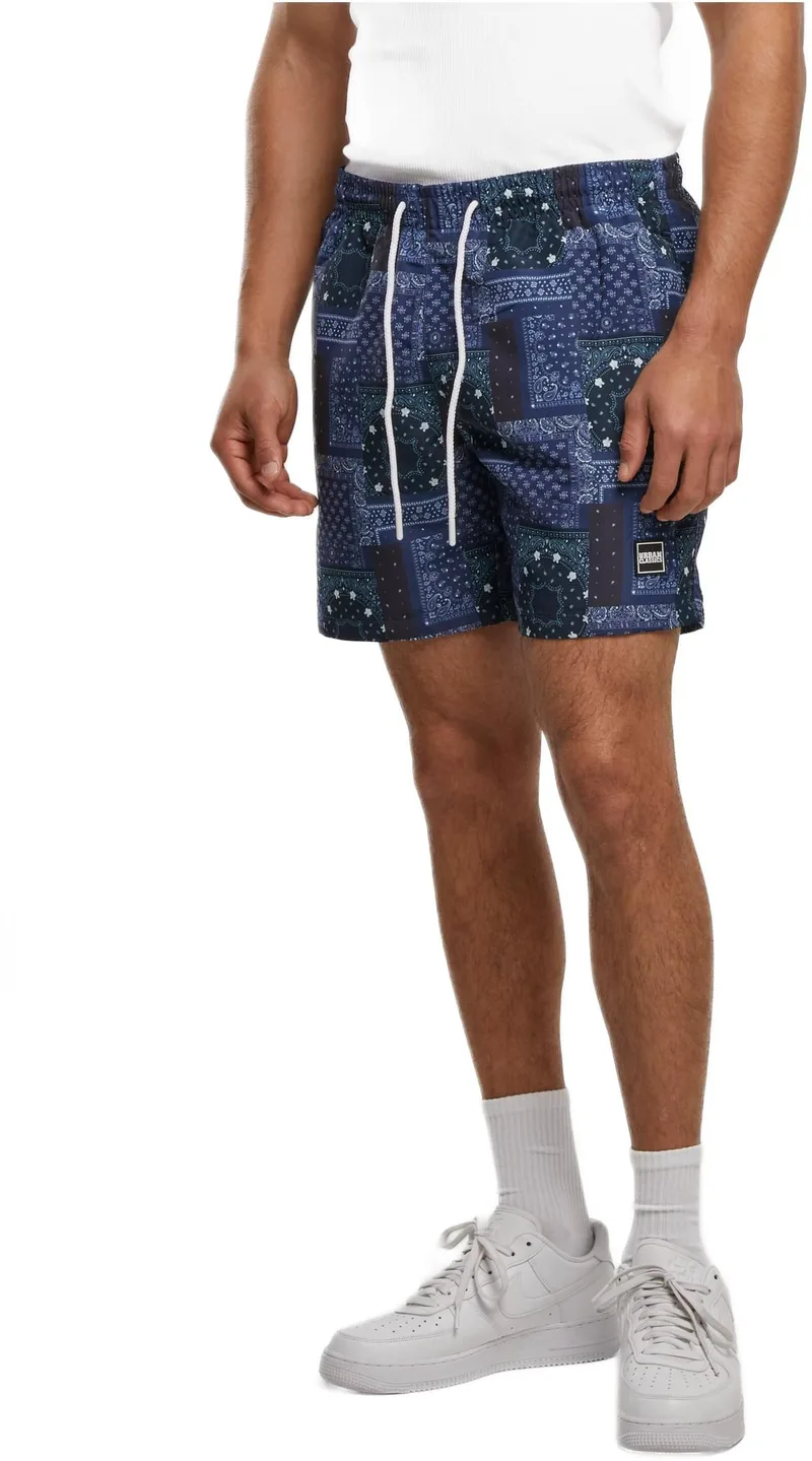 PatternιSwim Shorts Urban Classics TB2679-03773 navy bandana aop