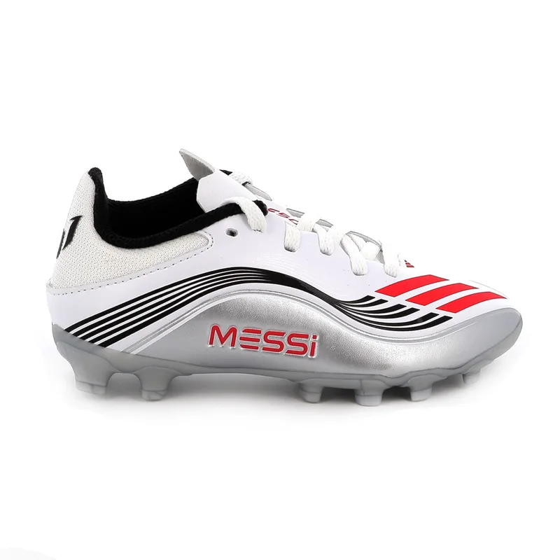 Ποδοσφαιρικό Παπούτσι για Αγόρι Adidas F50 Messi League Mg J Χρώματος Λευκό JP7449
