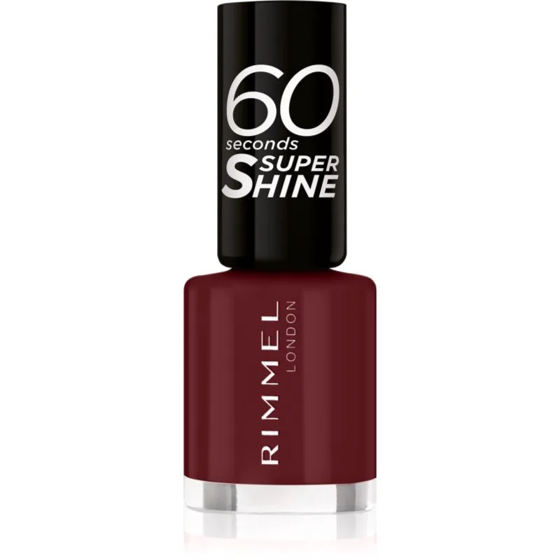 Rimmel 60 Seconds Super Shine βερνίκι νυχιών απόχρωση 340 Berries And Cream 8 ml