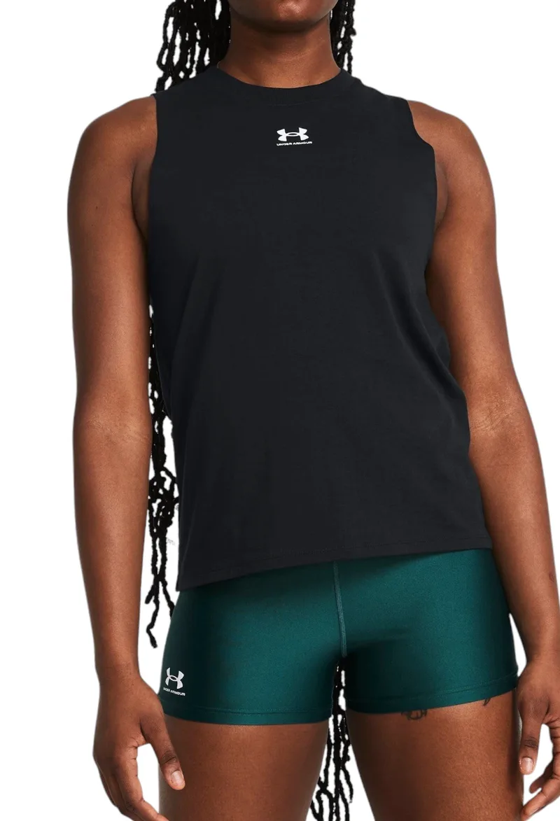 Μπλούζα Αμάνικη Under Armour Off Campus Muscle 1383659-001 Γυναικείο