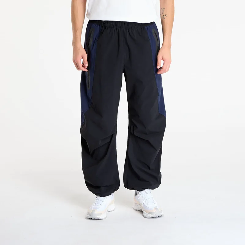 Παντελόνια Nike Tech Men's Dri-FIT Woven Color-Block Oversized Pants Black/ Obsidian/ Black XS