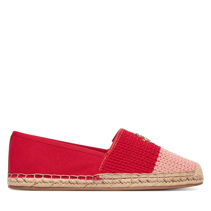 Εσπαντρίγιες Tommy Hilfiger Script Crochet Espadrille FW0FW09502 Κόκκινο