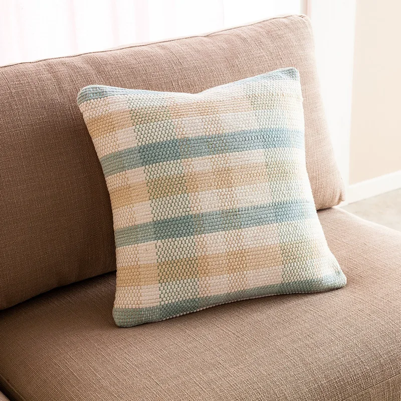 Μαξιλαροθήκη Διακόσμησης Gofis Home Tic-tac-toe 43x43 Aqua 477/11