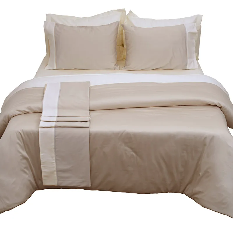 Κουβερλί Υπέρδιπλο 220X240 Anna Riska Luxury Bicolour Μπεζ (220x240)