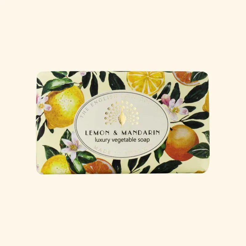 Αρωματικό σαπούνι 190gr The English Soap Company - Lemon and Mandarin