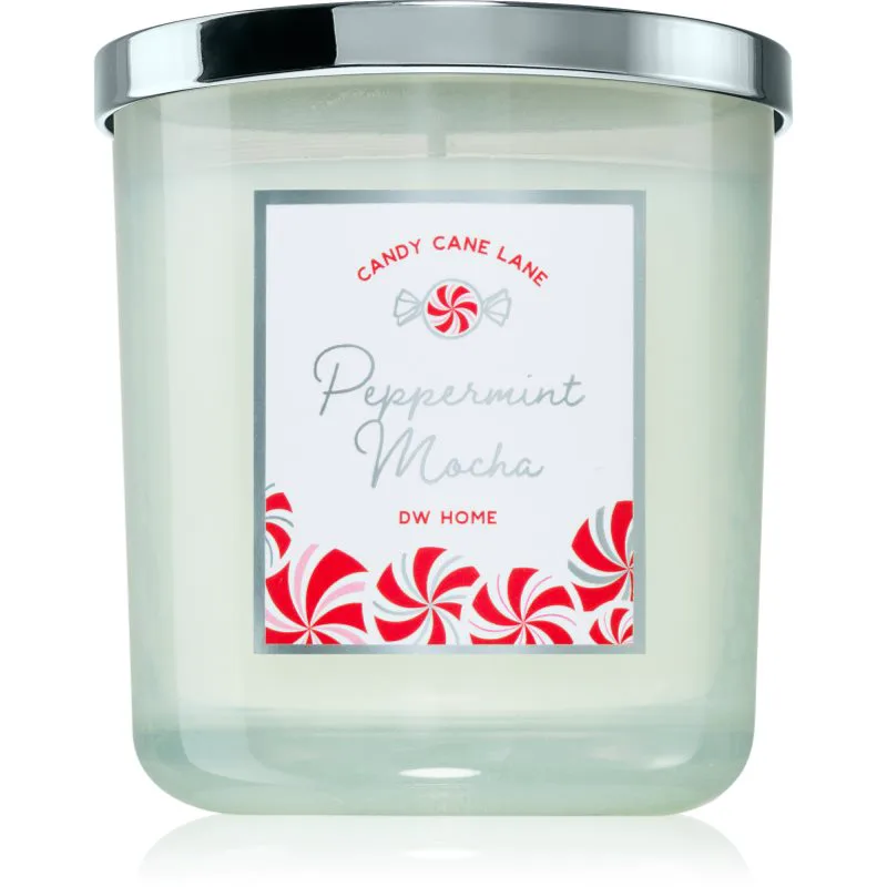 DW Home Candy Cane Lane Peppermint Mocha αρωματικό κερί 264 γρ