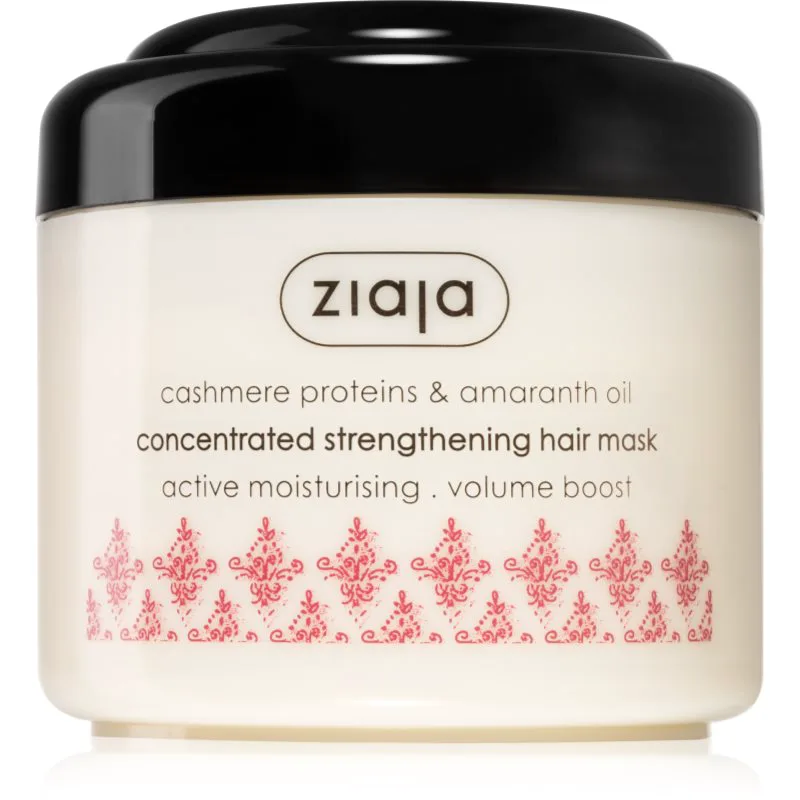 Ziaja Cashmere δυναμωτική μάσκα για ξηρά, ταλαιπωρημένα μαλλιά 200 ml