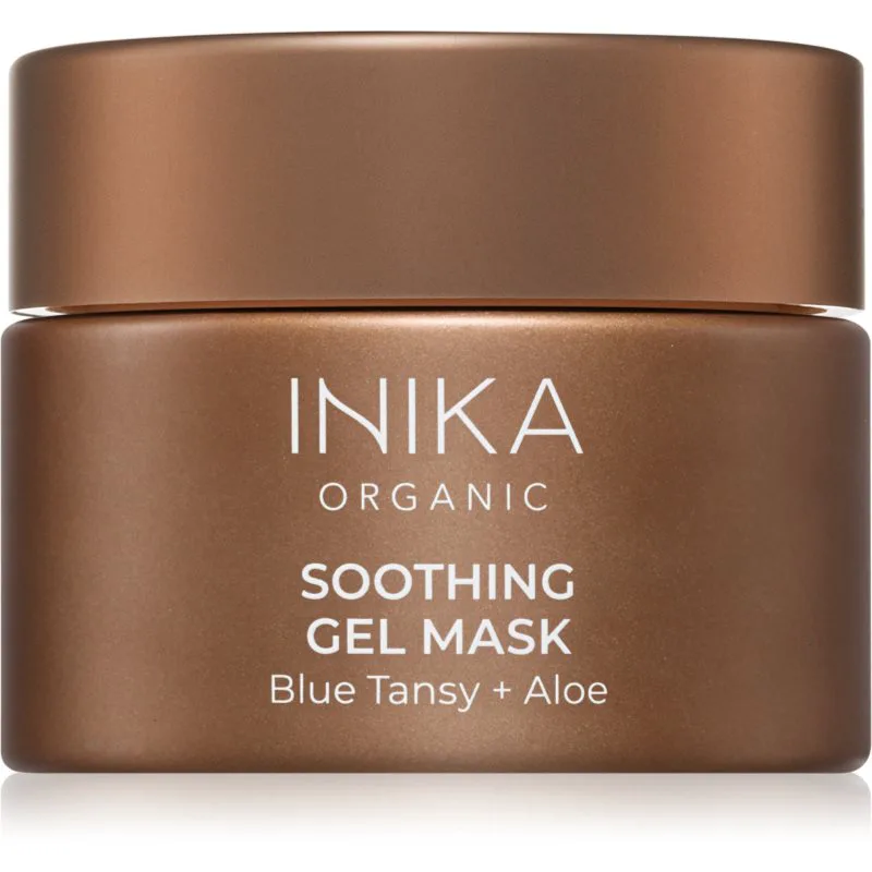 INIKA Organic Soothing Gel Mask καταπραϋντική τζελ μάσκα για αναγέννηση επιδερμίδας 50 ml