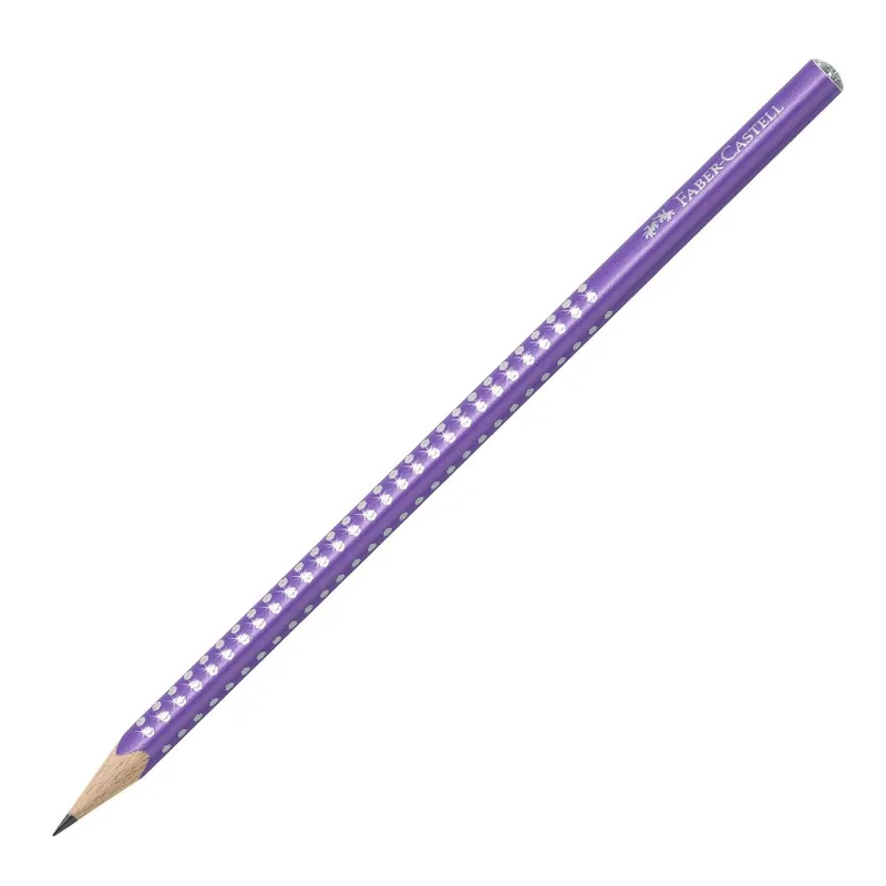 Μολύβι Faber-Castell Grip Sparkle - Μοβ