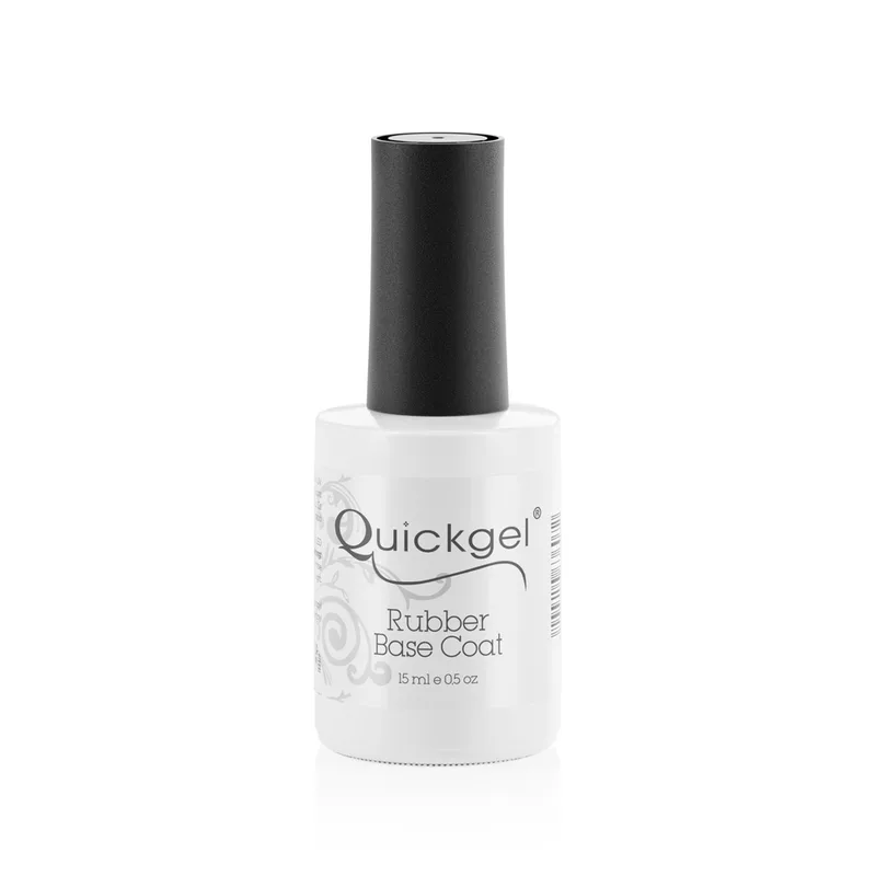 Quickgel Soak-Off Rubber Base Coat - 15ml