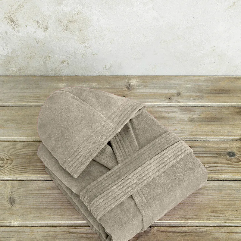 Μπουρνούζι Με Κουκούλα Nima Zen - Taupe