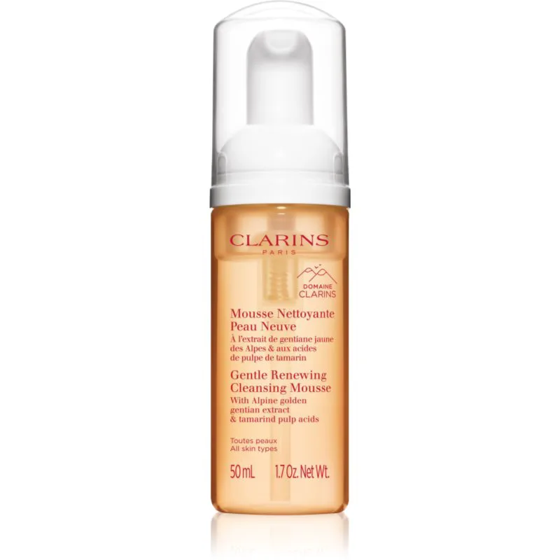 Clarins Cleansing Gentle Renewing Cleansing Mousse απαλός καθαριστικός αφρός για όλους τους τύπους επιδερμίδας 50 ml