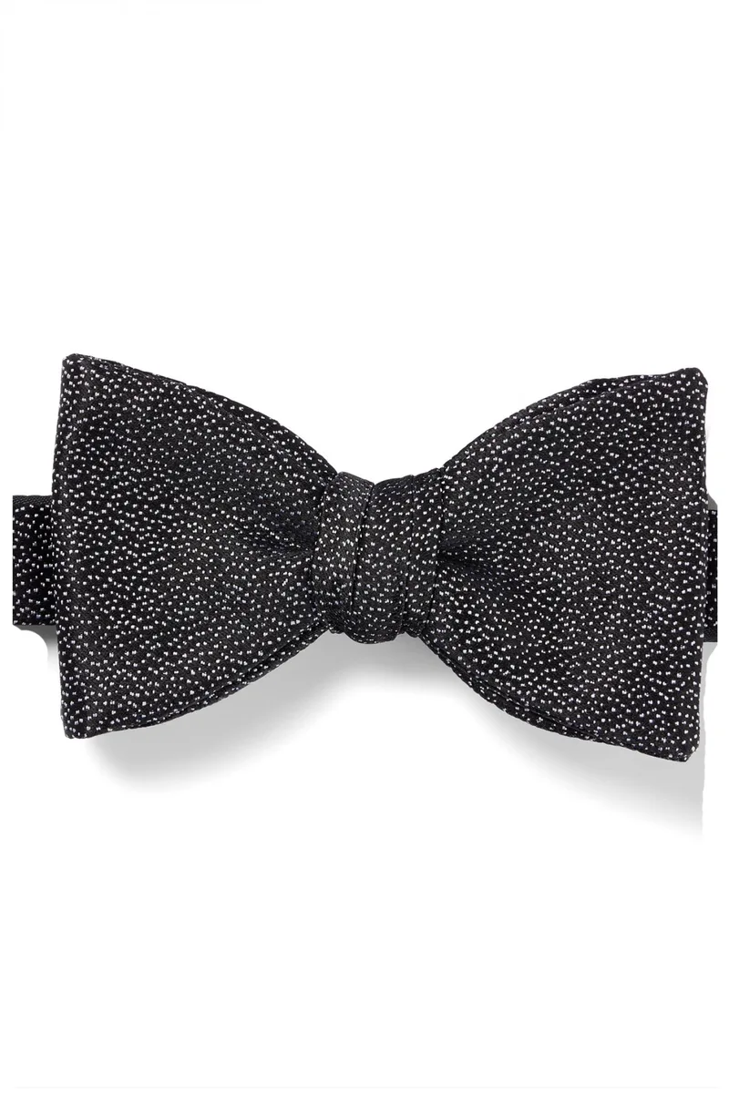 HUGO ΠΑΠΙΓΙΟΝ ΜΙΚΡΟΣΧΕΔΙΟ BOW TIE DRESSY ΜΑΥΡΟ