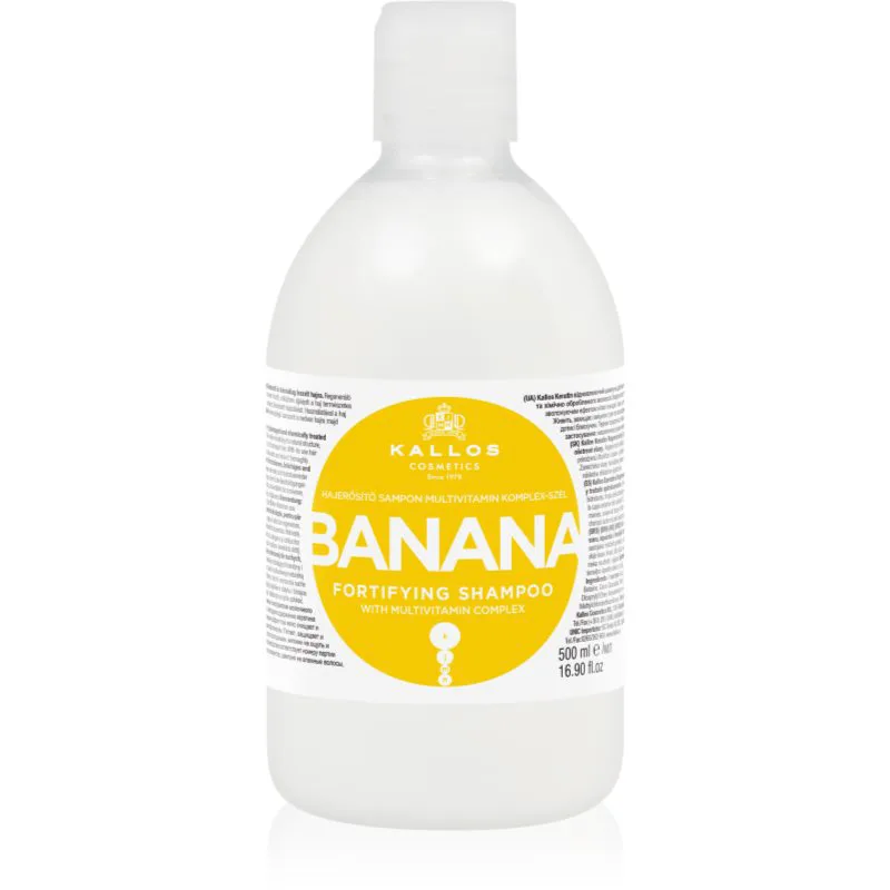 Kallos KJMN Professional Banana δυναμωτικό σαμπουάν 500 ml