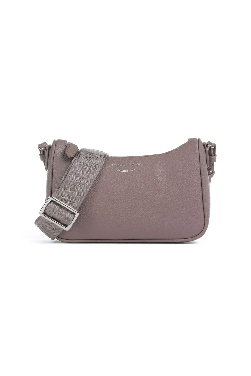 Emporio Armani γυναικεία τσάντα crossbody με λογότυπο "Lilly" - EW000539AF12036 Taupe