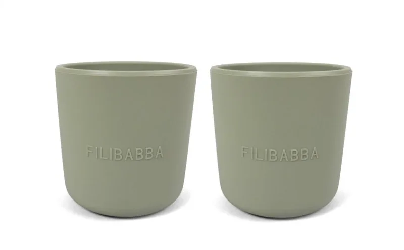 Filibabba Silicone Cup 2 Pack – Green