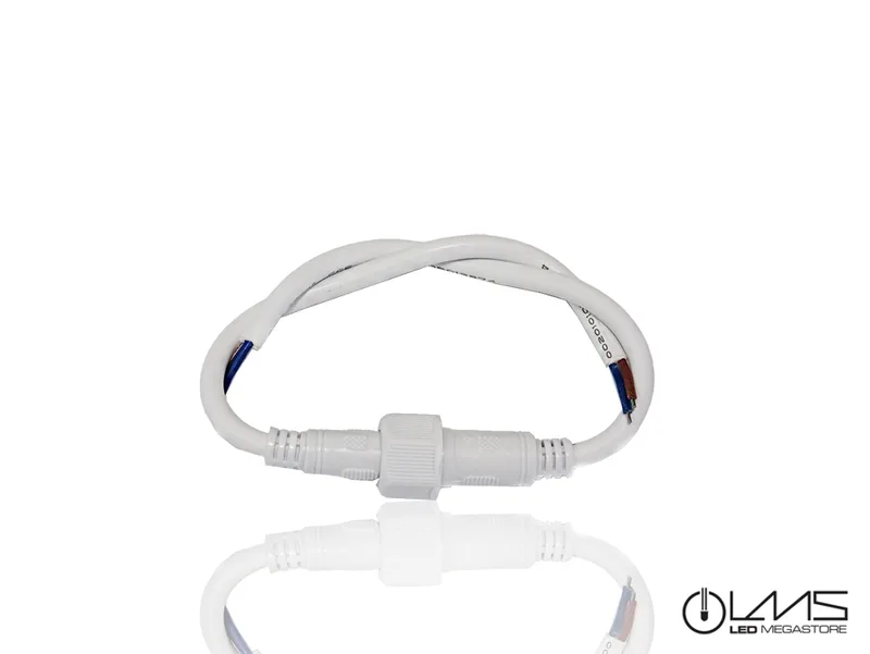 Connector αδιάβροχος IP66 με καλώδιο 20cm για ταινία Led LMS 4,8 - 7,2 14,4 Watt 05911