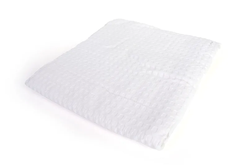 Κουβέρτα Πικέ bebe Μονόχρωμη 325 gr/m² 85x110 White 100% Cotton