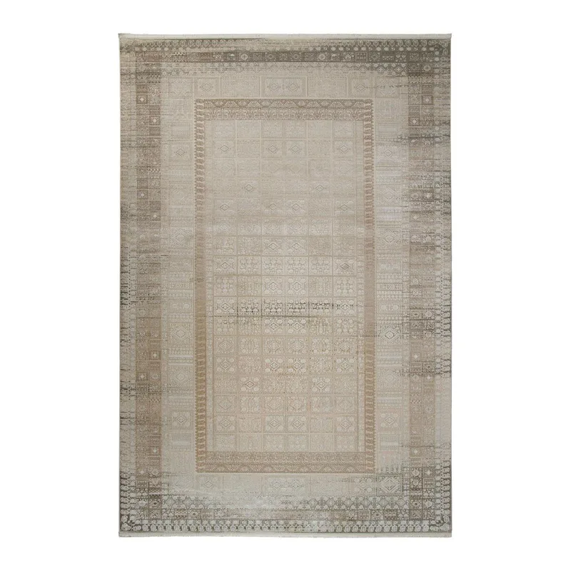 Χαλί Διαδρόμου (80x150) Βιοκαρπέτ Arcadia 7124A Cream/Beige