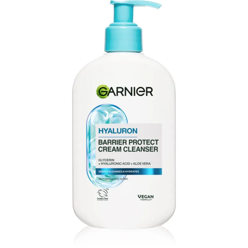 Garnier Hyaluron + καταπραϋντική καθαριστική κρέμα με υαλουρονικό οξύ 250 ml