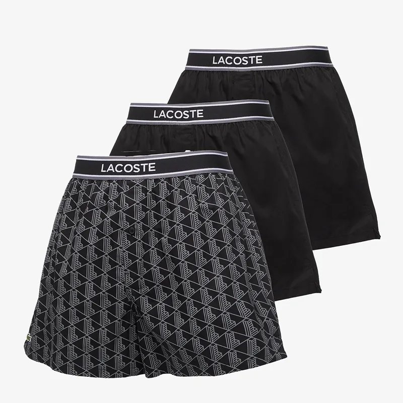 Μπόξερς LACOSTE Boxer Underwear Black XL