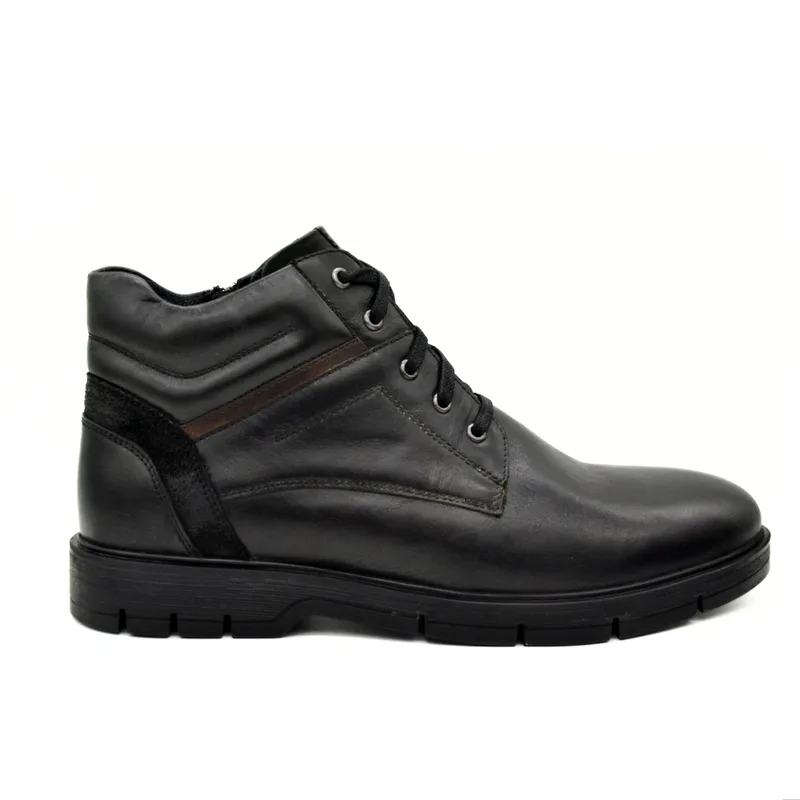 HAWKINS ΑΝΔΡΙΚΟ ΔΕΡΜΑΤΙΝΟ ΜΠΟΤΑΚΙ 80718 BLACK