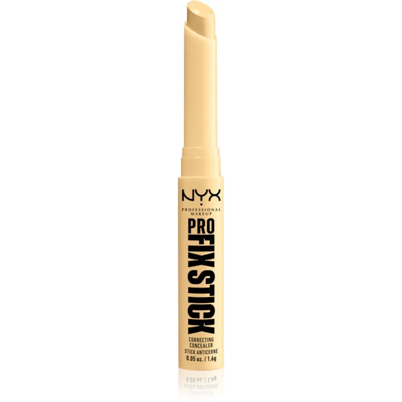 NYX Professional Makeup Pro Fix Stick κονσίλερ για την ενοποιήση του τόνου χρώματος της επιδερμίδας απόχρωση 0.3 Yellow 1,6 γρ