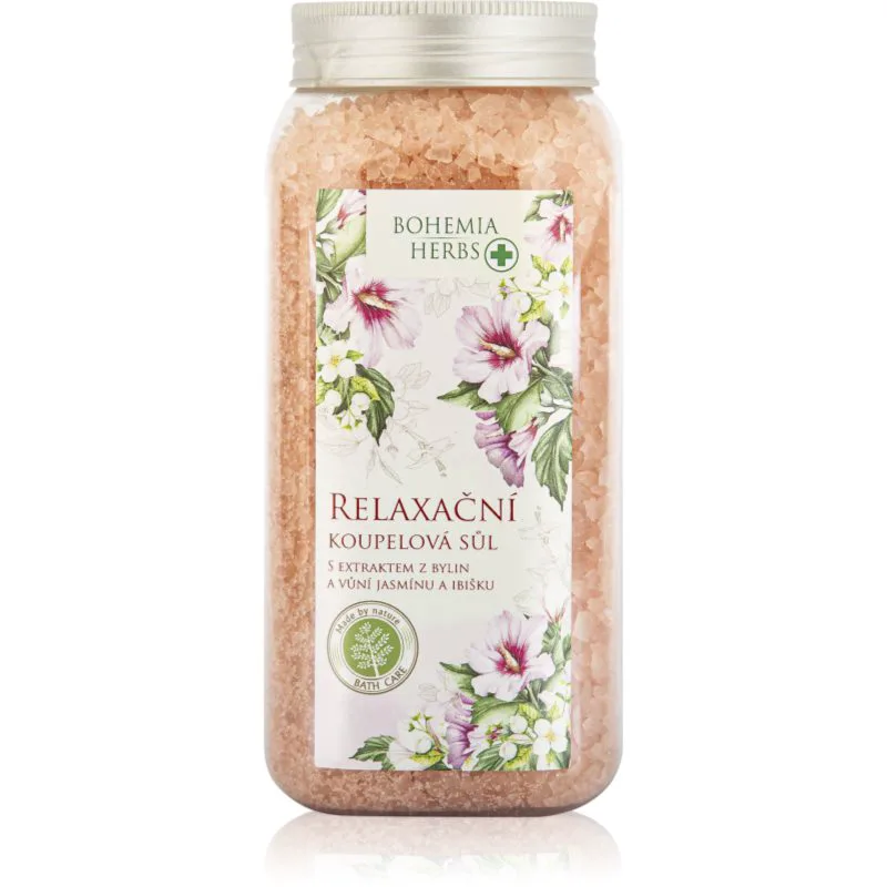 Bohemia Gifts & Cosmetics Bohemia Herbs Jasmine & Hibiscus άλατα μπάνιου 900 γρ
