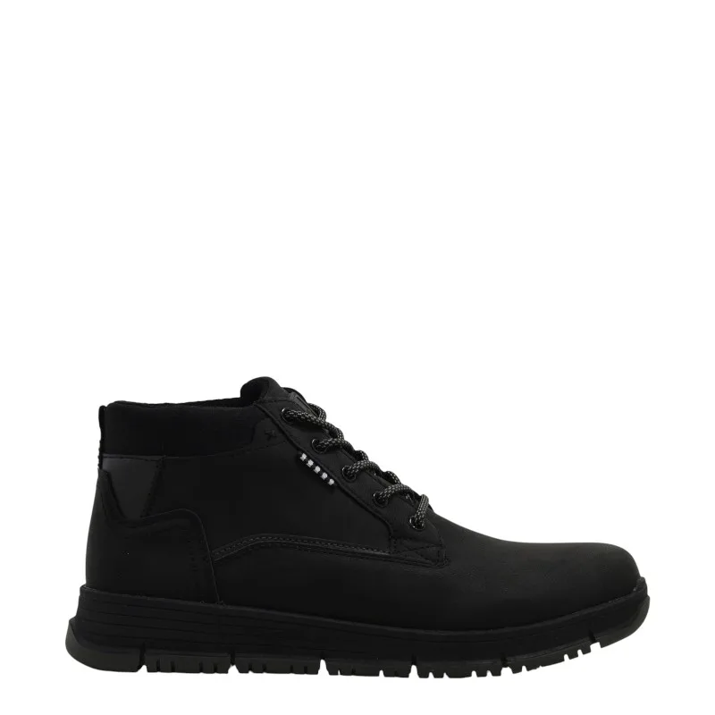 Ανδρικά μποτάκια Renato Garini 594-89S BLACK V589S5941001 μαύρο