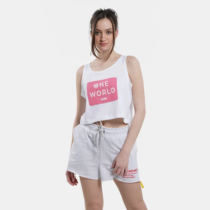 BodyTalk Γυναικείο Cropped Αμάνικο T-Shirt (9000101191_1539)