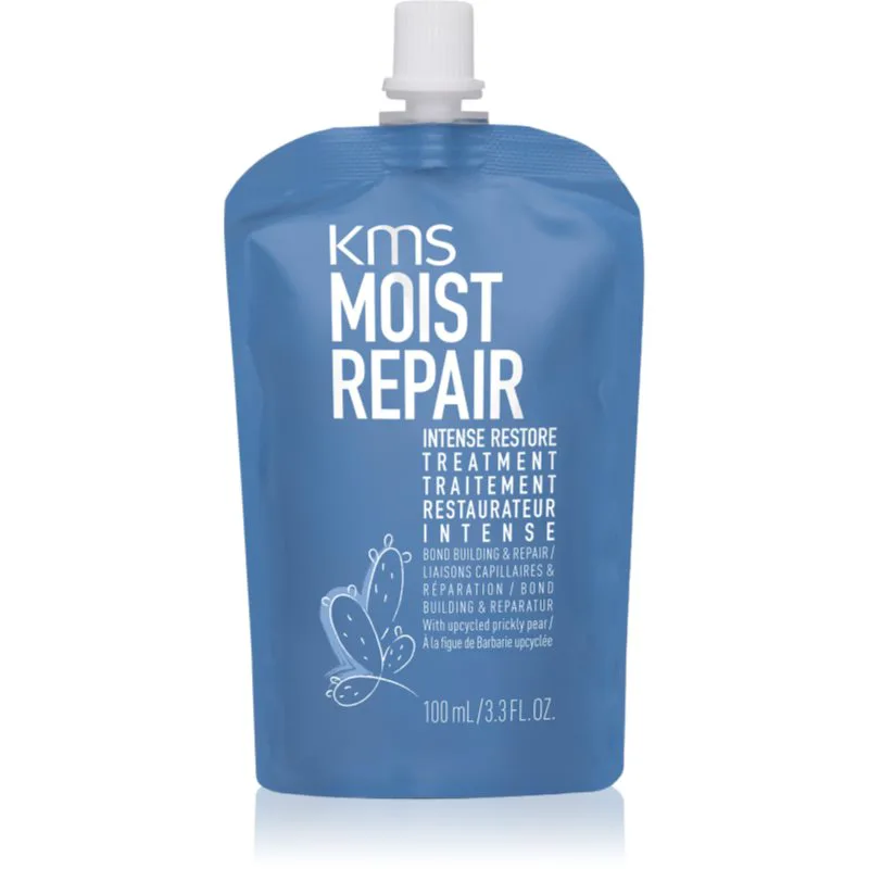 KMS Moist Repair Intense Restore Treatment εντατική φροντίδα για κατεστραμμένα και βαμμένα μαλλιά 100 ml