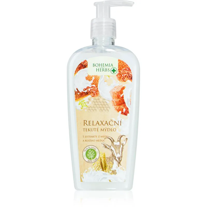 Bohemia Gifts & Cosmetics Bohemia Herbs Honey & Goat Milk υγρό σαπούνι 300 ml