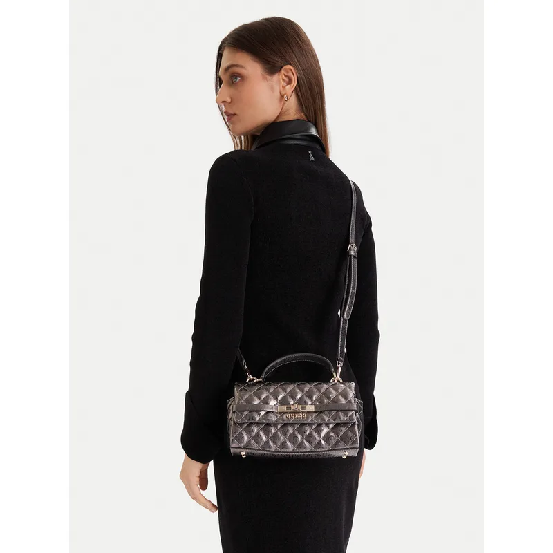 Τσάντα Guess HWGM81 57200 Ασημί