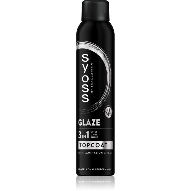 Syoss Intense Glaze Topcoat λάμψη για τα μαλλιά 200 ml